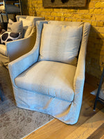 Aurura Linen Slipcover Chair