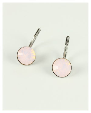 Single Stone Drop Earrings Small - Multiple Colors